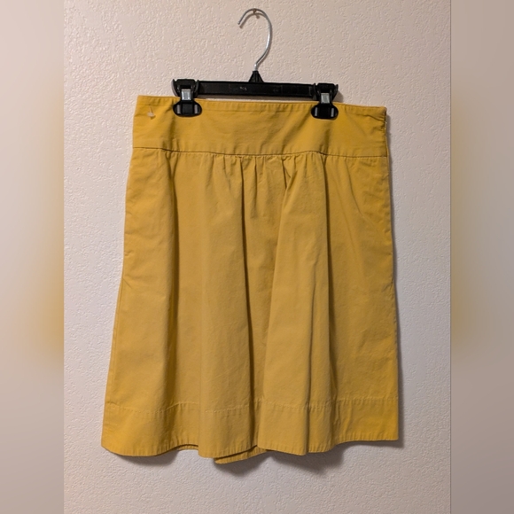 J. Crew Dresses & Skirts - J.Crew Yellow A Line Skirt Size 6